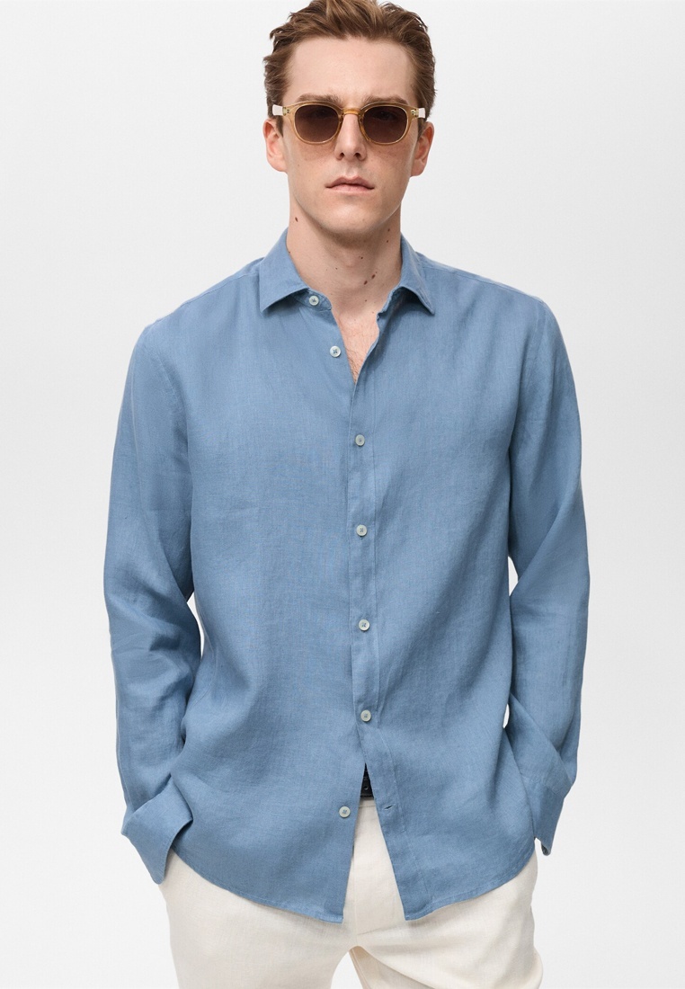 Рубашка с длинным рукавом Mango Man 87085950