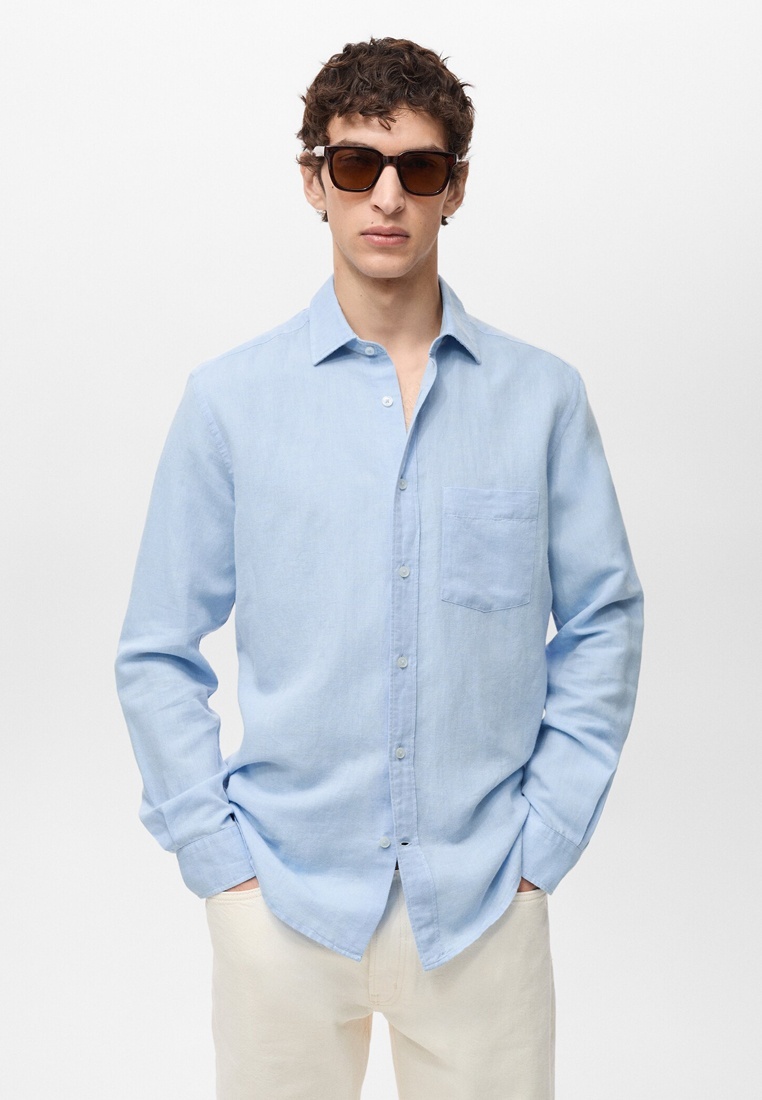 Рубашка с длинным рукавом Mango Man 87075929