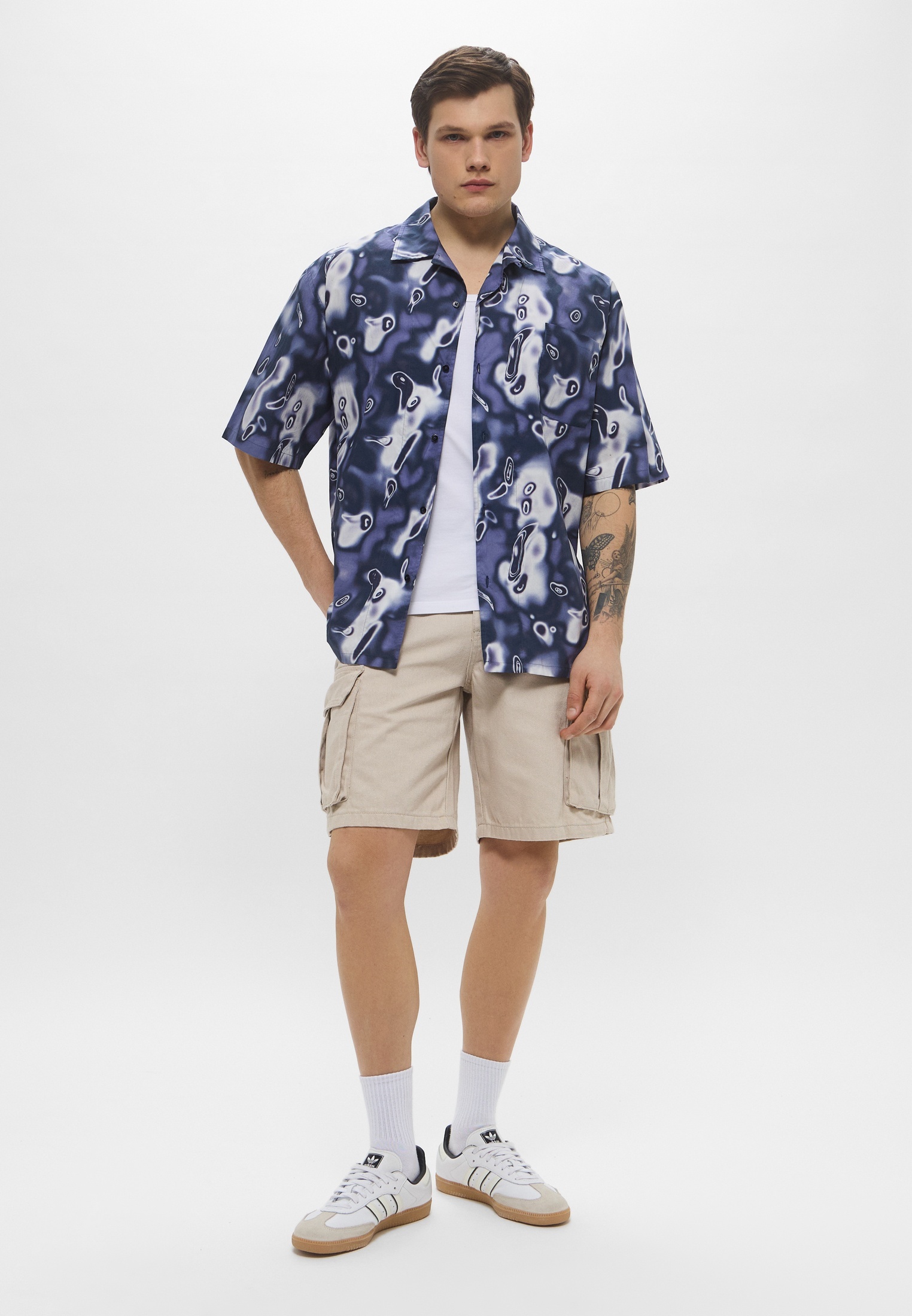 Рубашка с коротким рукавом Trussardi (Труссарди) 52C00308-1T006313: изображение 2