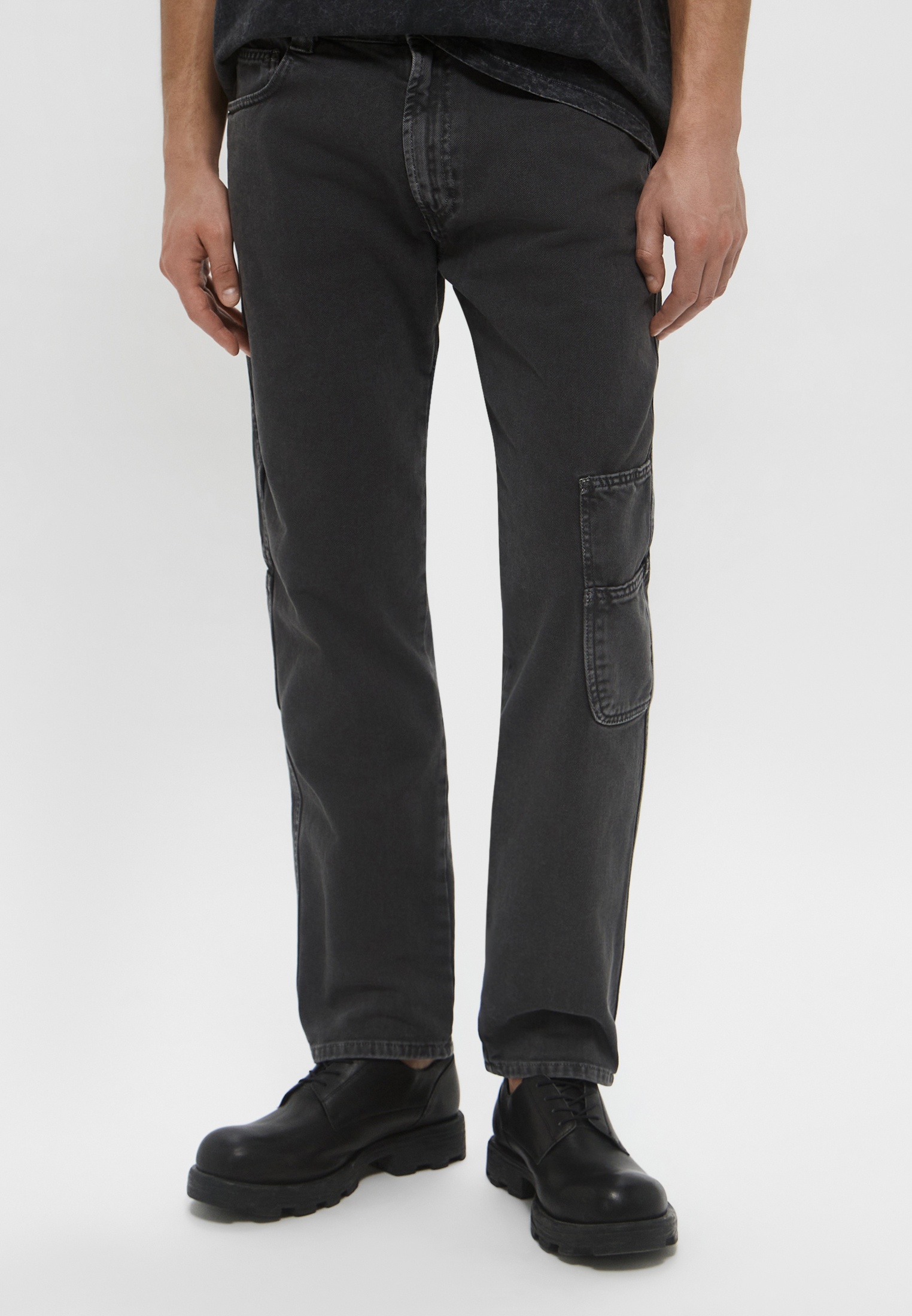 Мужские зауженные джинсы Trussardi (Труссарди) 52P00378-1T006453-H-008