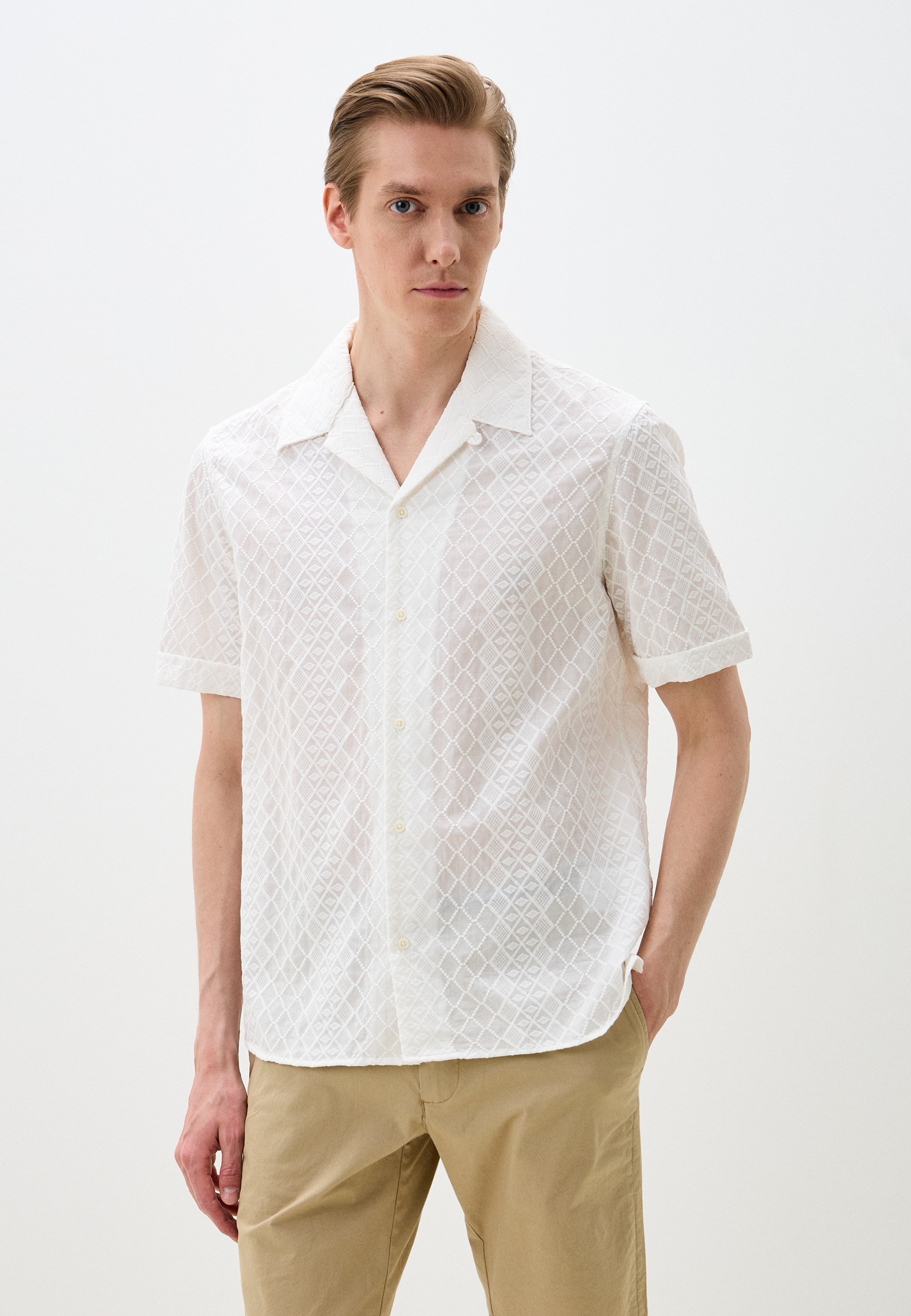 Рубашка с коротким рукавом Antony Morato (Антони Морато) MMSS00189-FA440057