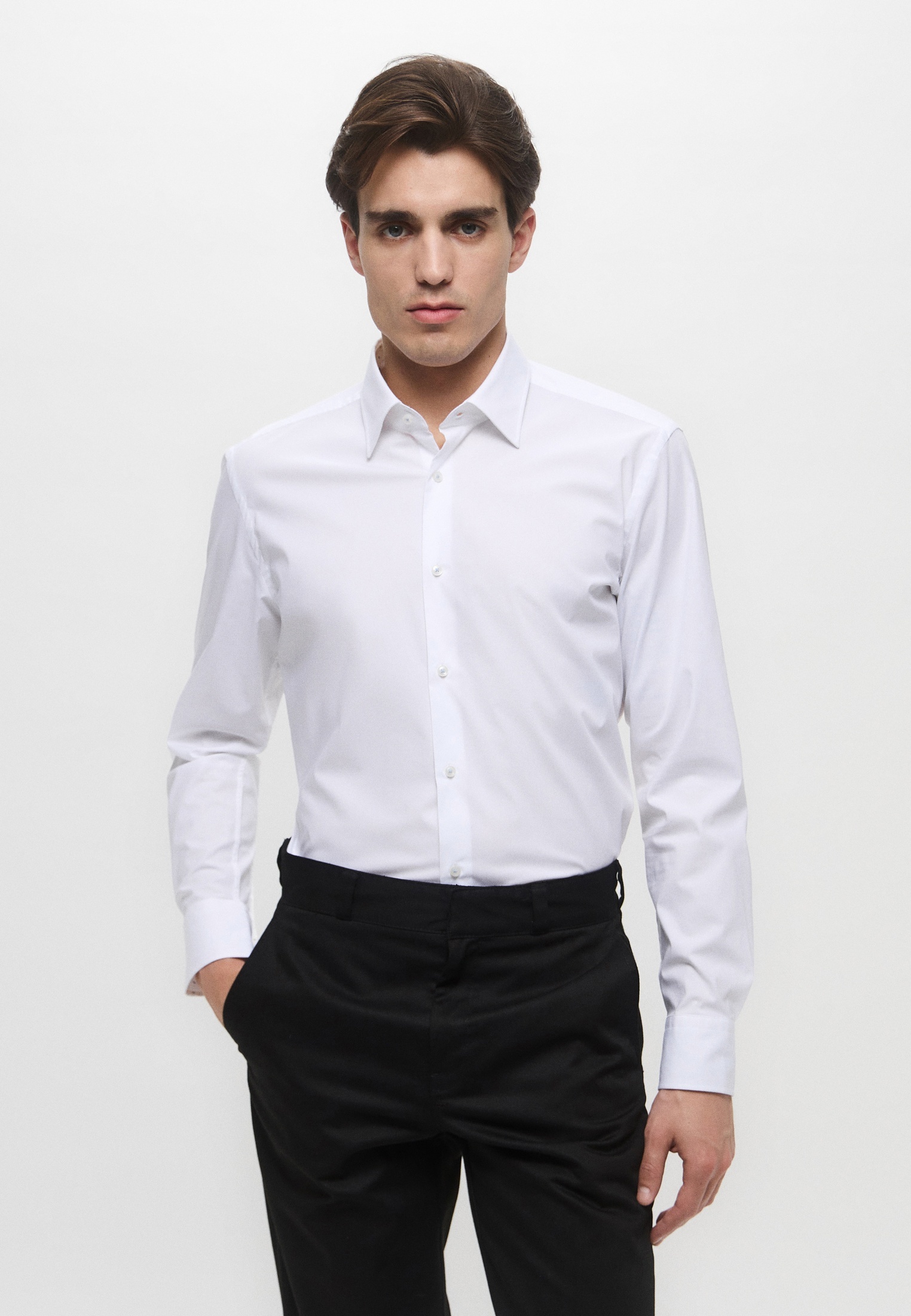 Рубашка с длинным рукавом Boss Рубашка Boss