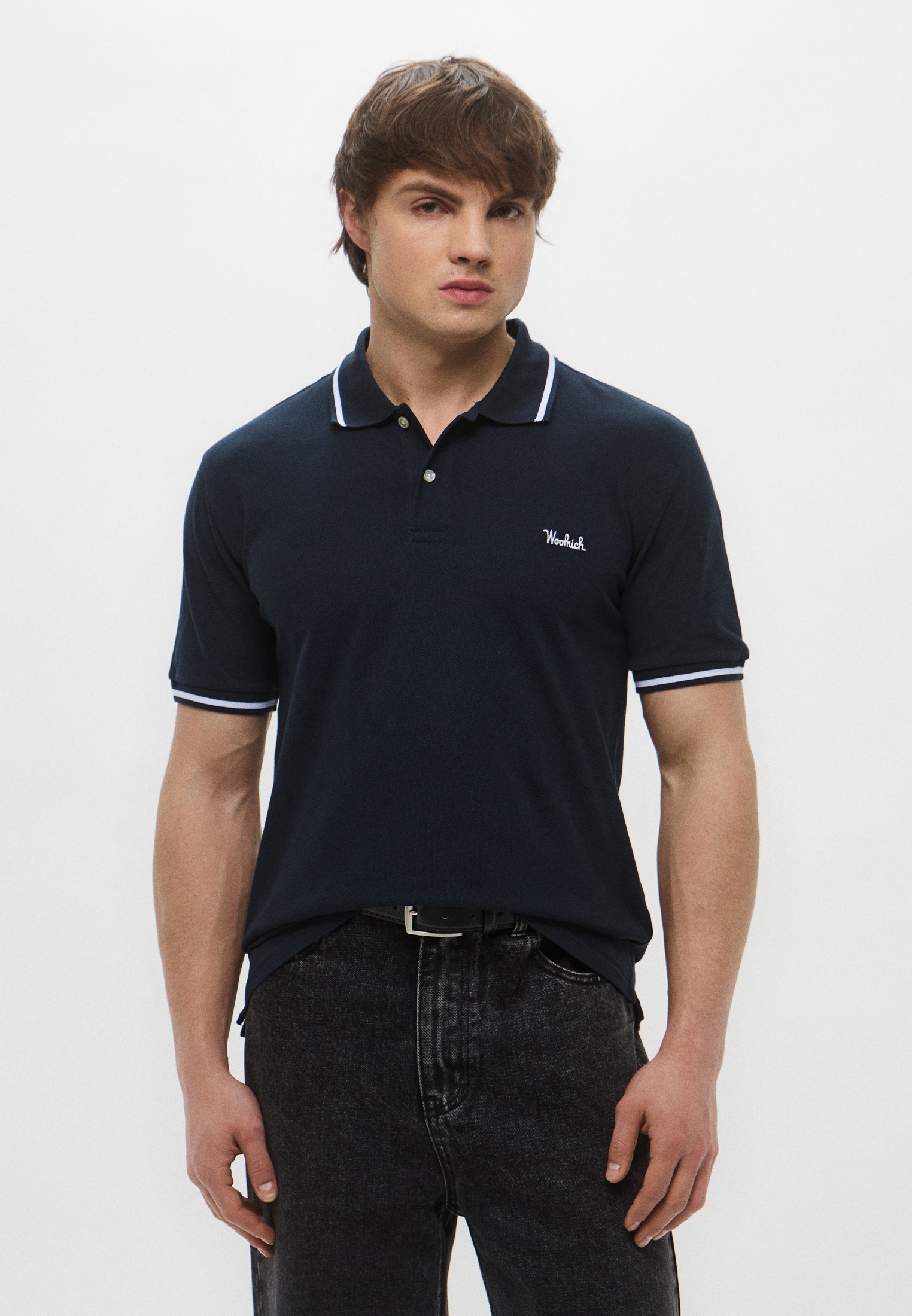 Мужские поло Woolrich (Вулрич) CFWOPO0066MRUT2556