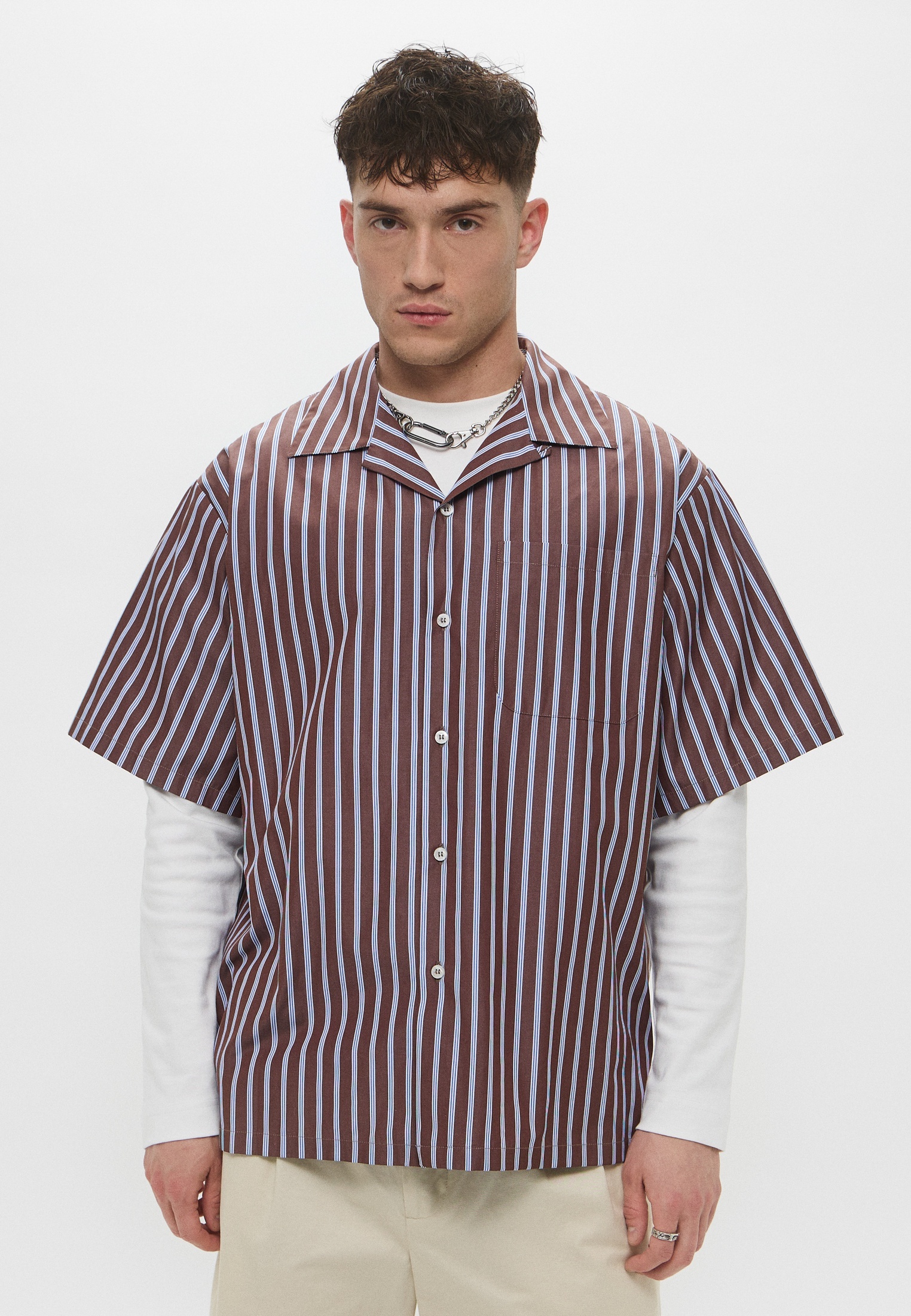 Рубашка с коротким рукавом MSGM Рубашка MSGM