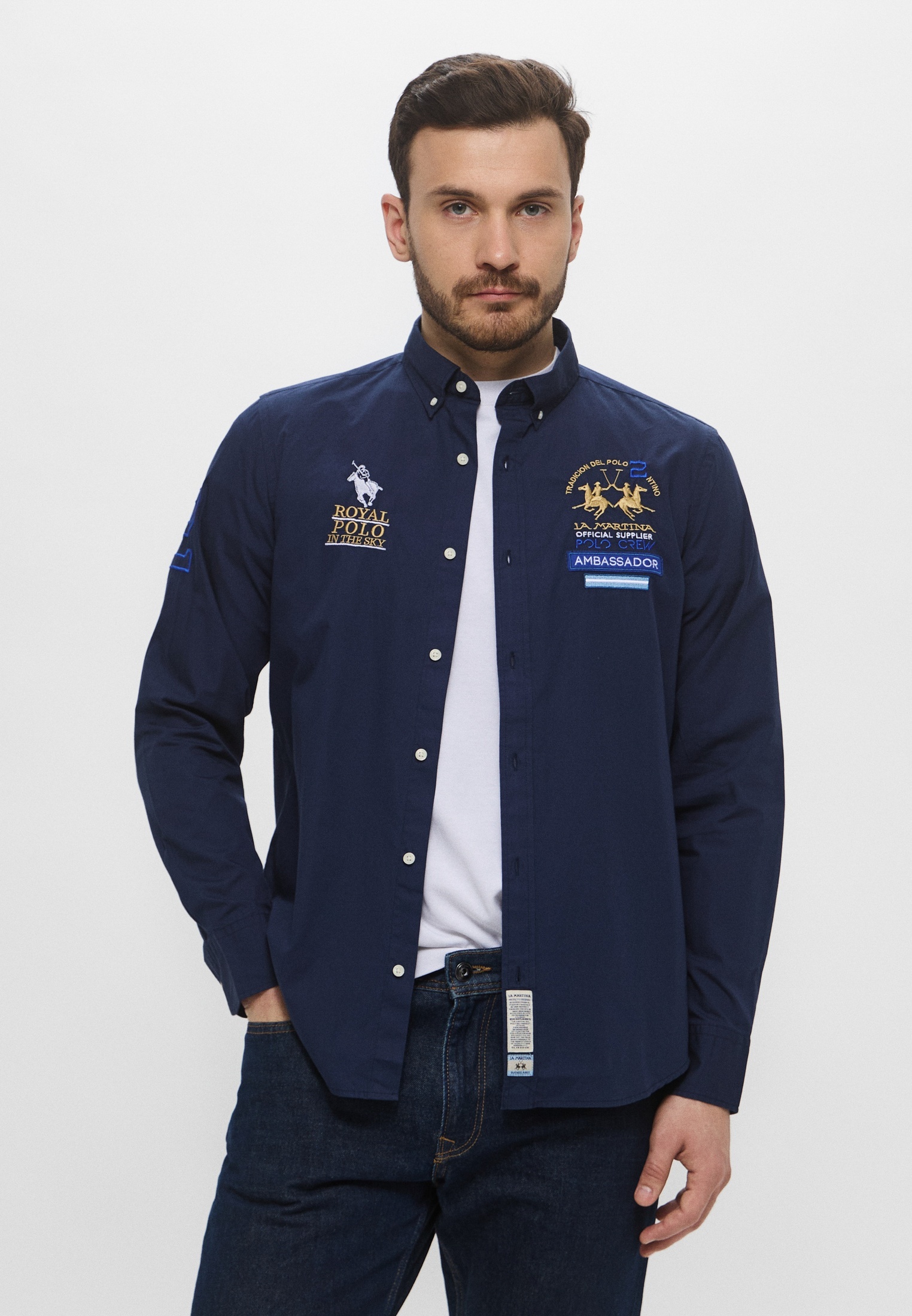 Рубашка с длинным рукавом La Martina Рубашка La Martina