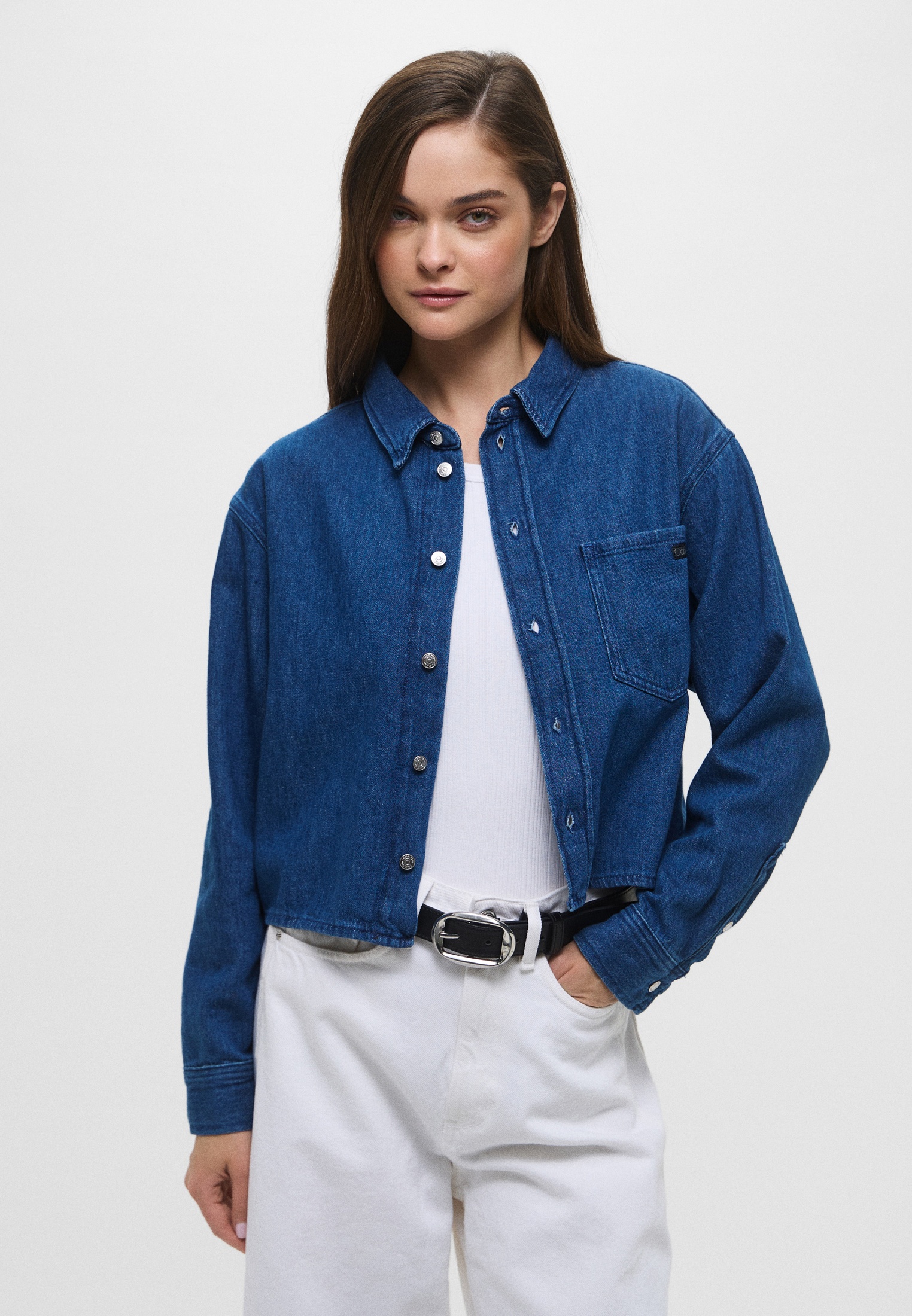 Женские джинсовые рубашки Calvin Klein Jeans Рубашка джинсовая Calvin Klein Jeans