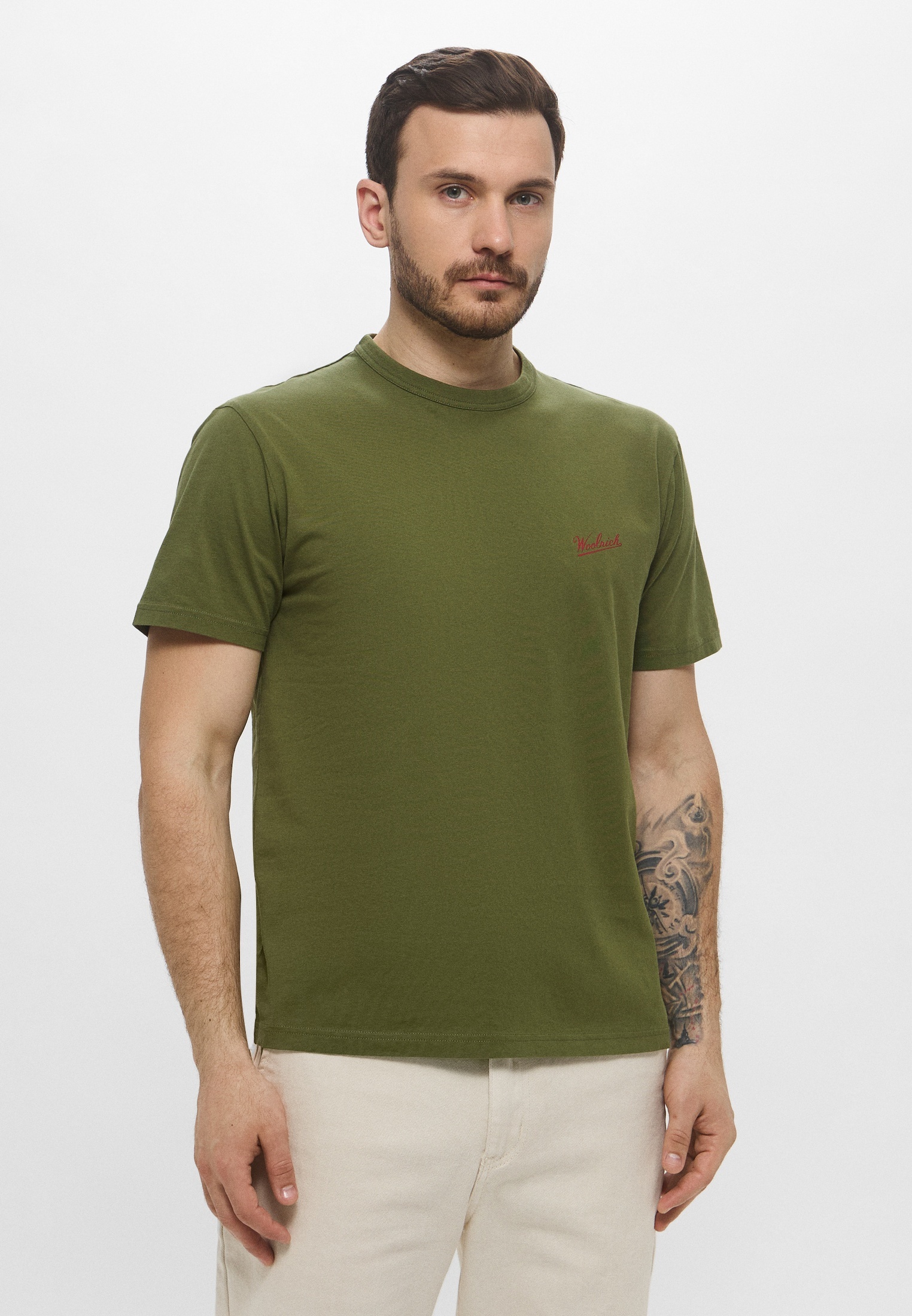 Мужская футболка Woolrich (Вулрич) CFWOTE0144MRUT2926: изображение 1