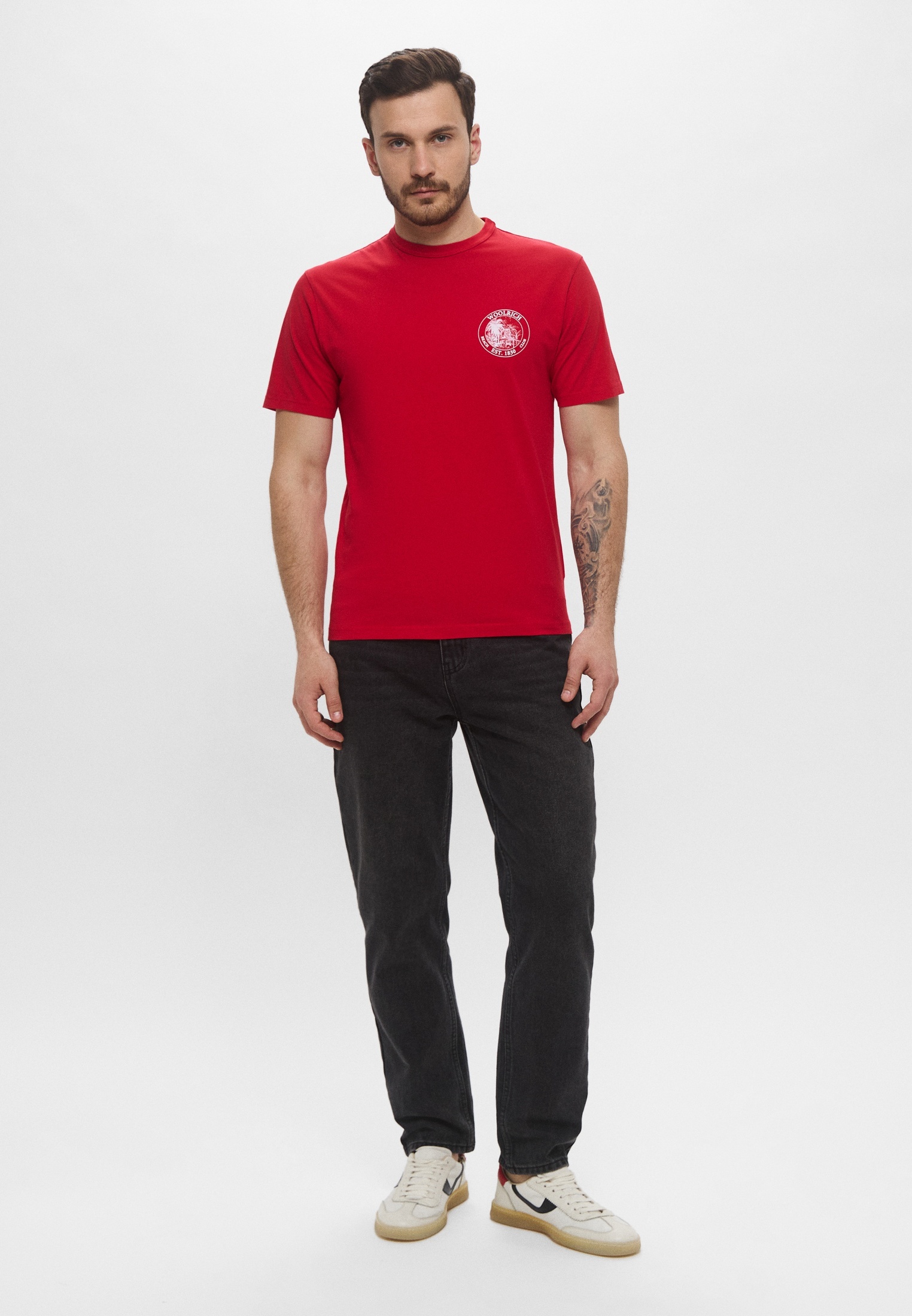 Мужская футболка Woolrich (Вулрич) CFWOTE0148MRUT2926: изображение 2