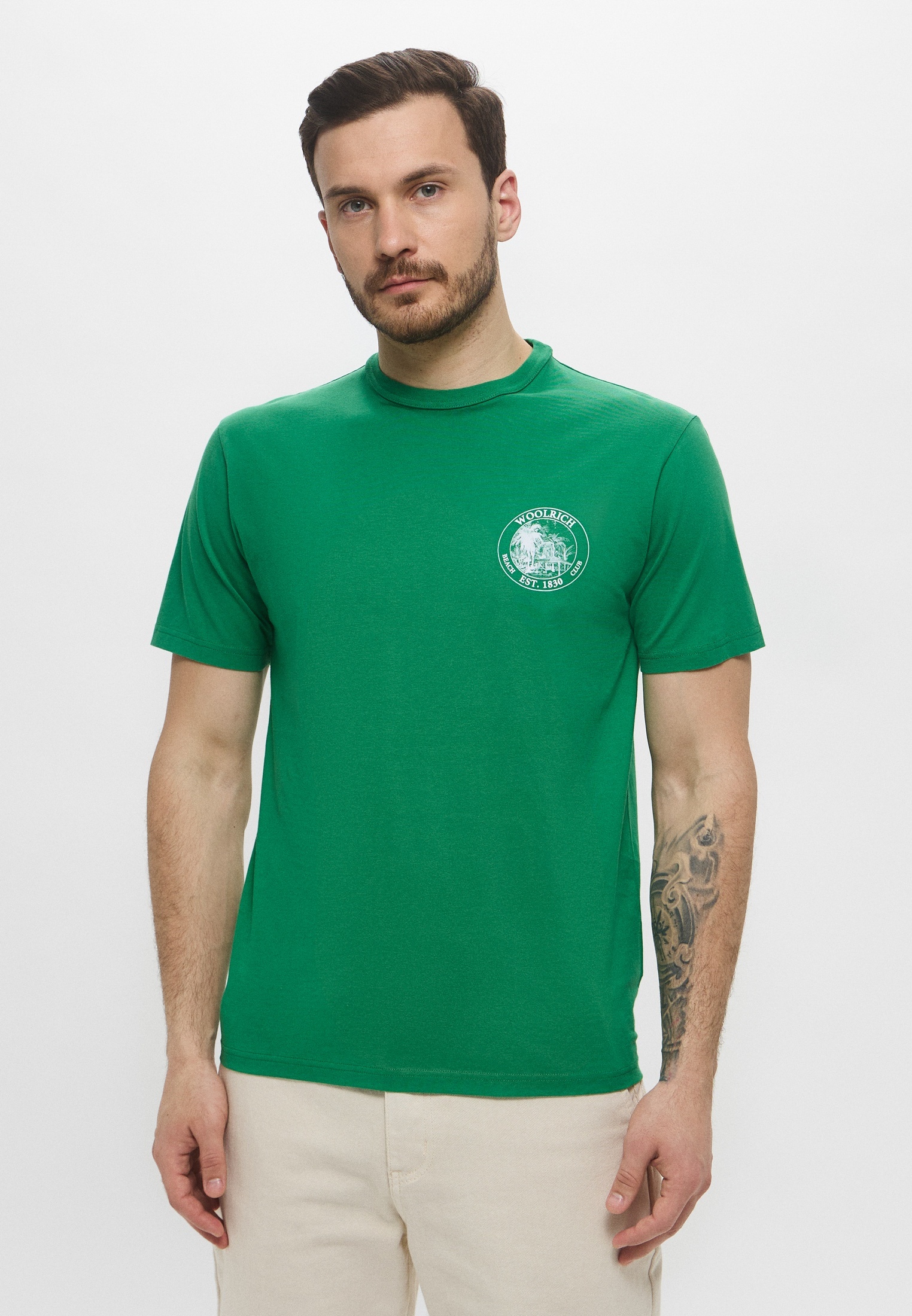 Мужская футболка Woolrich (Вулрич) CFWOTE0148MRUT2926: изображение 1