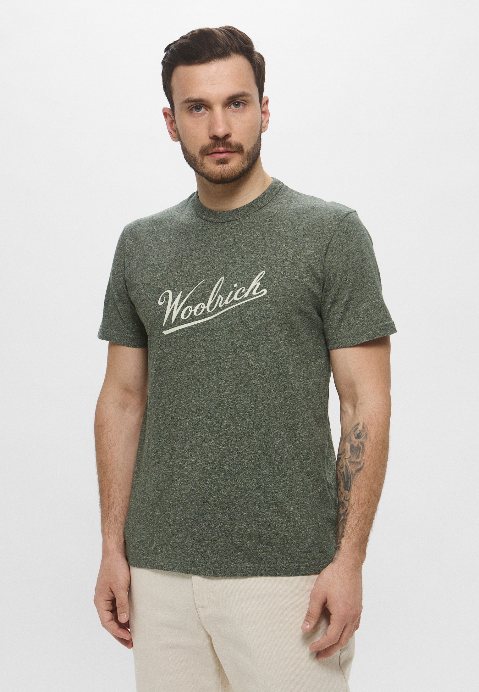 Мужская футболка Woolrich (Вулрич) CFWOTE0150MRUT3957