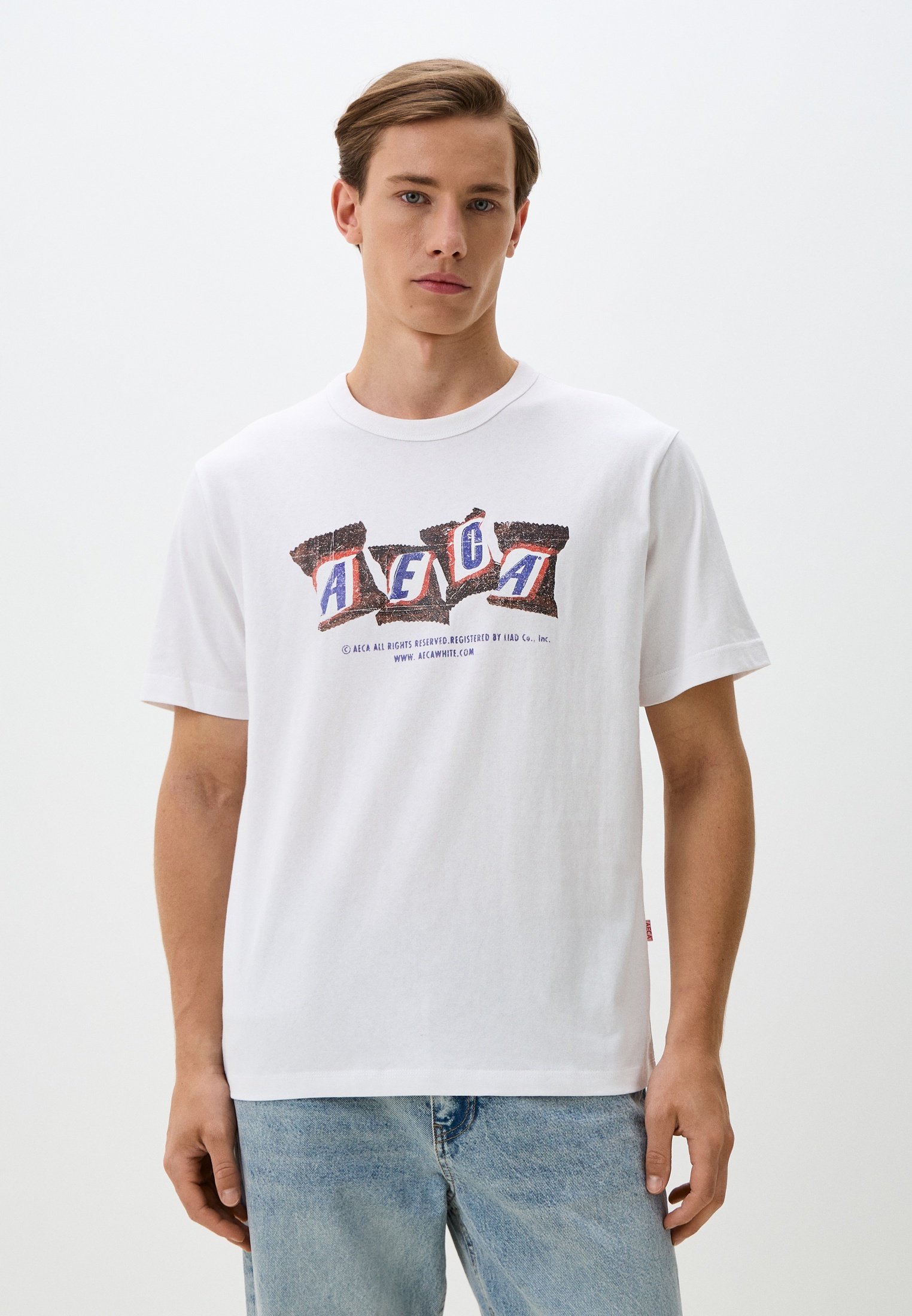 Футболка с коротким рукавом AECA AWCMSSBETTSOV012C0