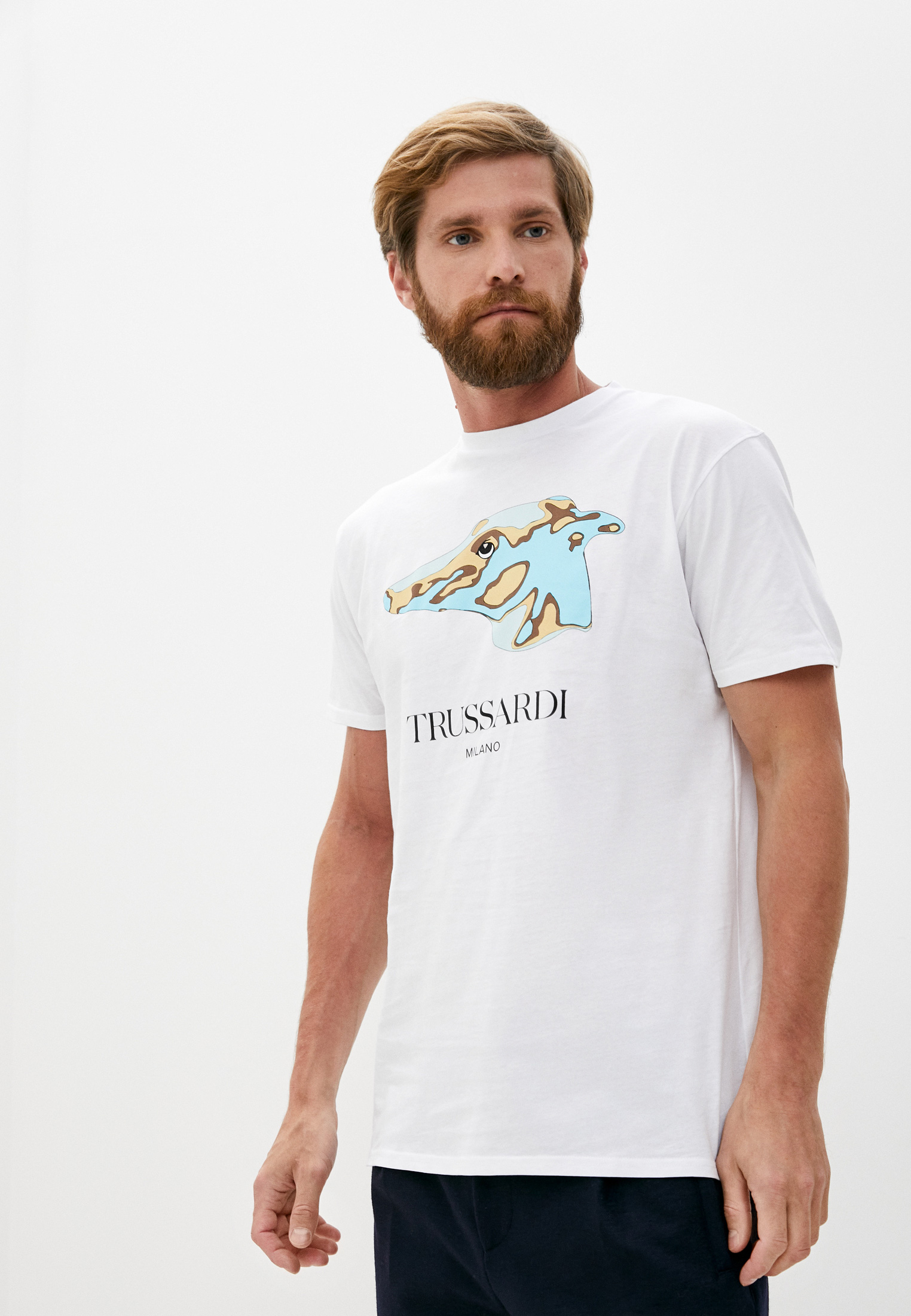 Мужская футболка Trussardi (Труссарди) 32T00189-1T004752: изображение 1