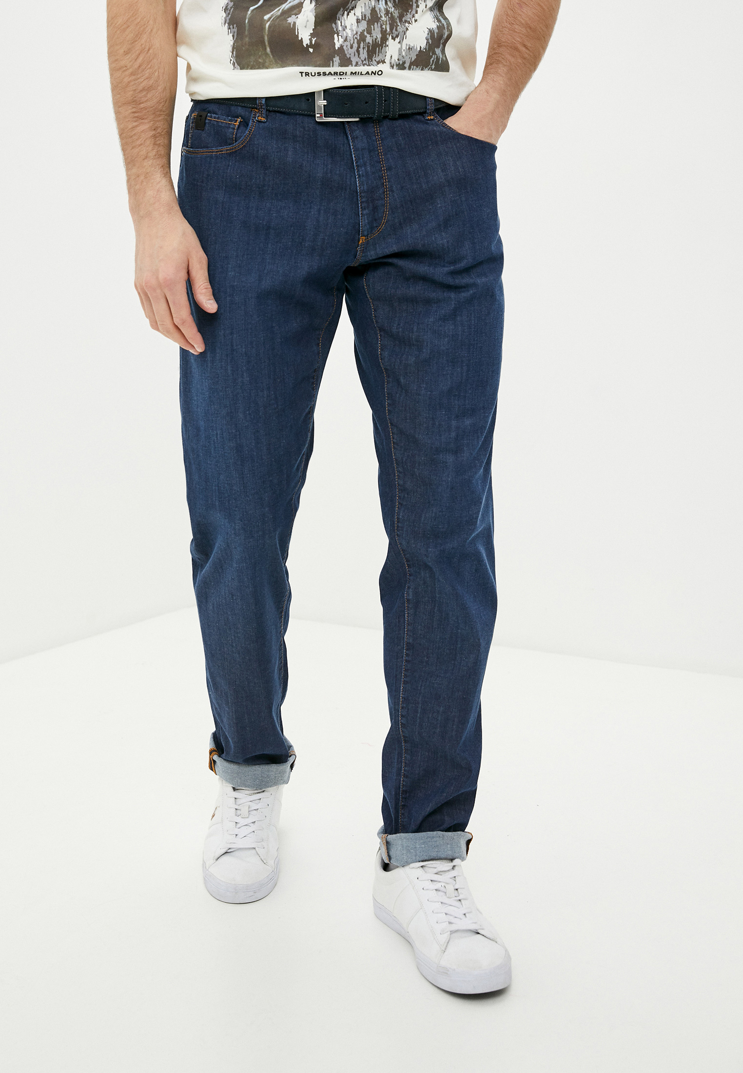 Мужские прямые джинсы Trussardi (Труссарди) 52J00000-1Y000149: изображение 1