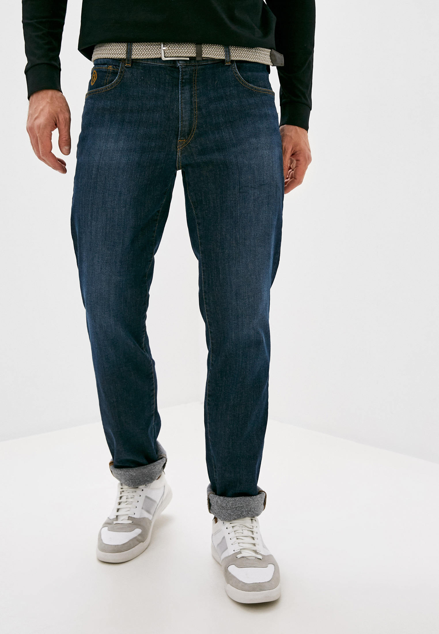 Мужские зауженные джинсы Trussardi (Труссарди) 52J00001-1T004792: изображение 1