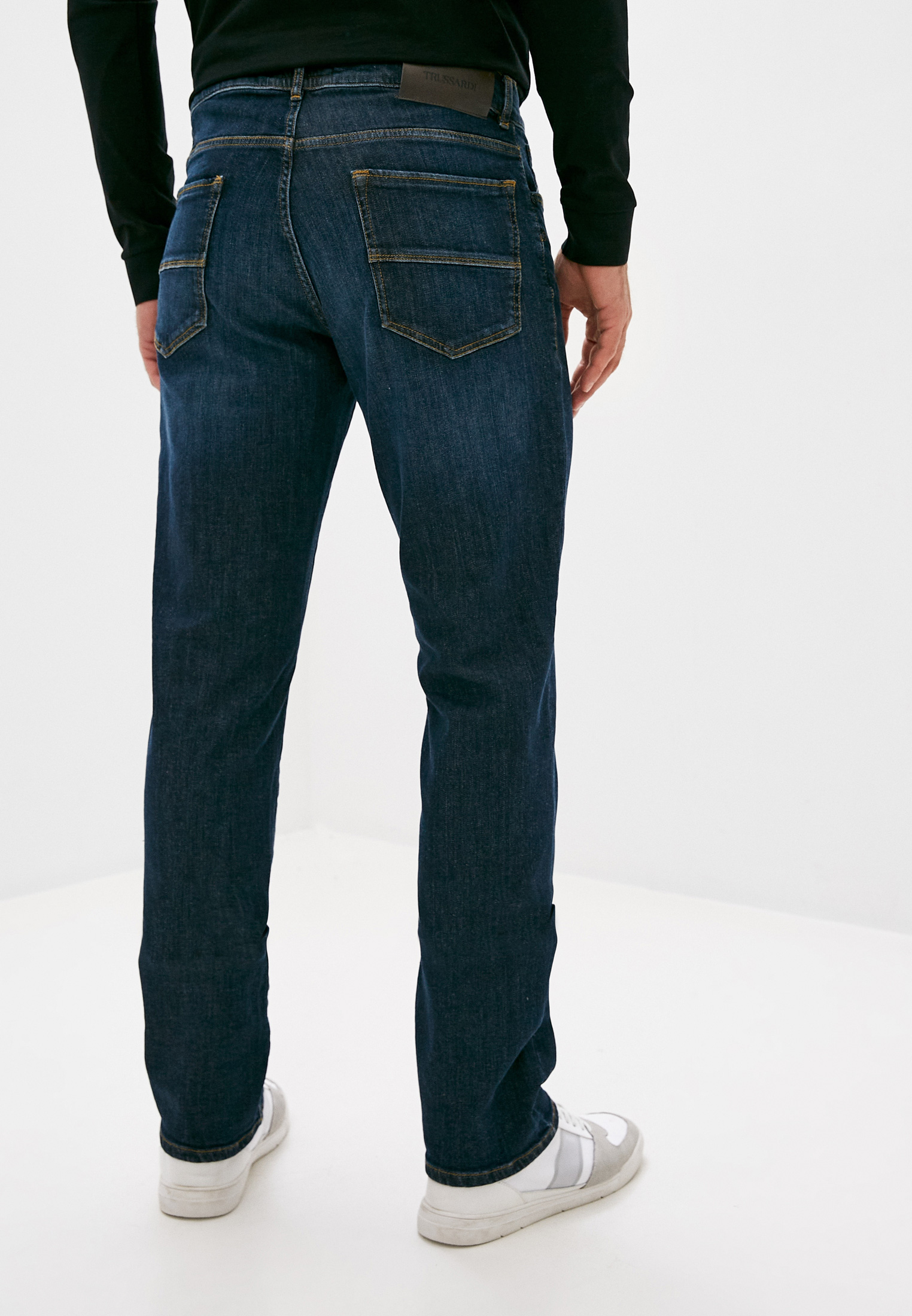 Мужские зауженные джинсы Trussardi (Труссарди) 52J00001-1T004792: изображение 4
