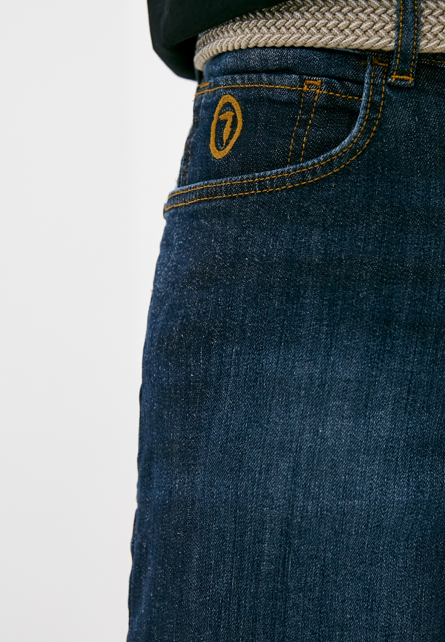 Мужские зауженные джинсы Trussardi (Труссарди) 52J00001-1T004792: изображение 5