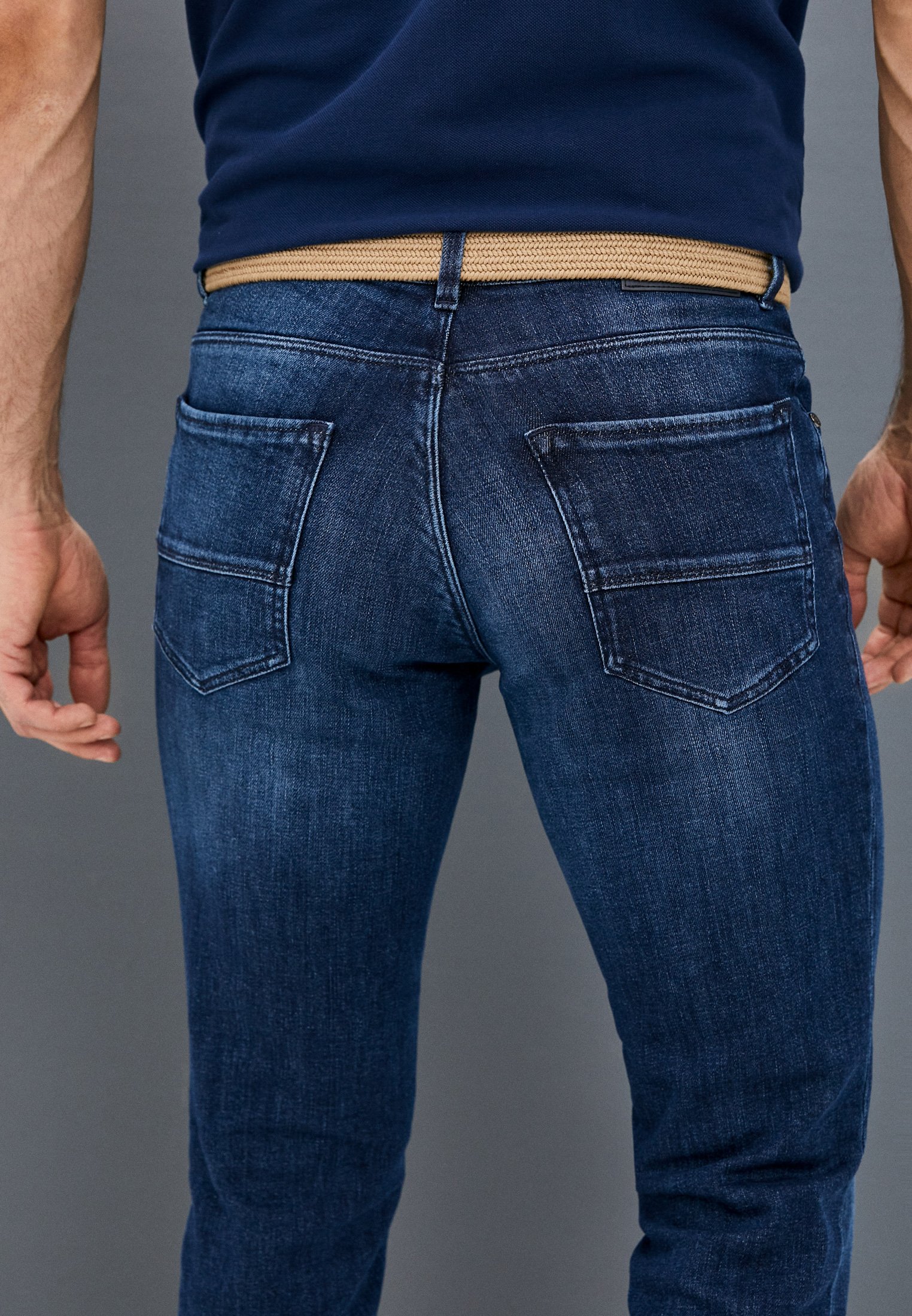 Мужские прямые джинсы Trussardi (Труссарди) 52J00000-1T005108: изображение 2
