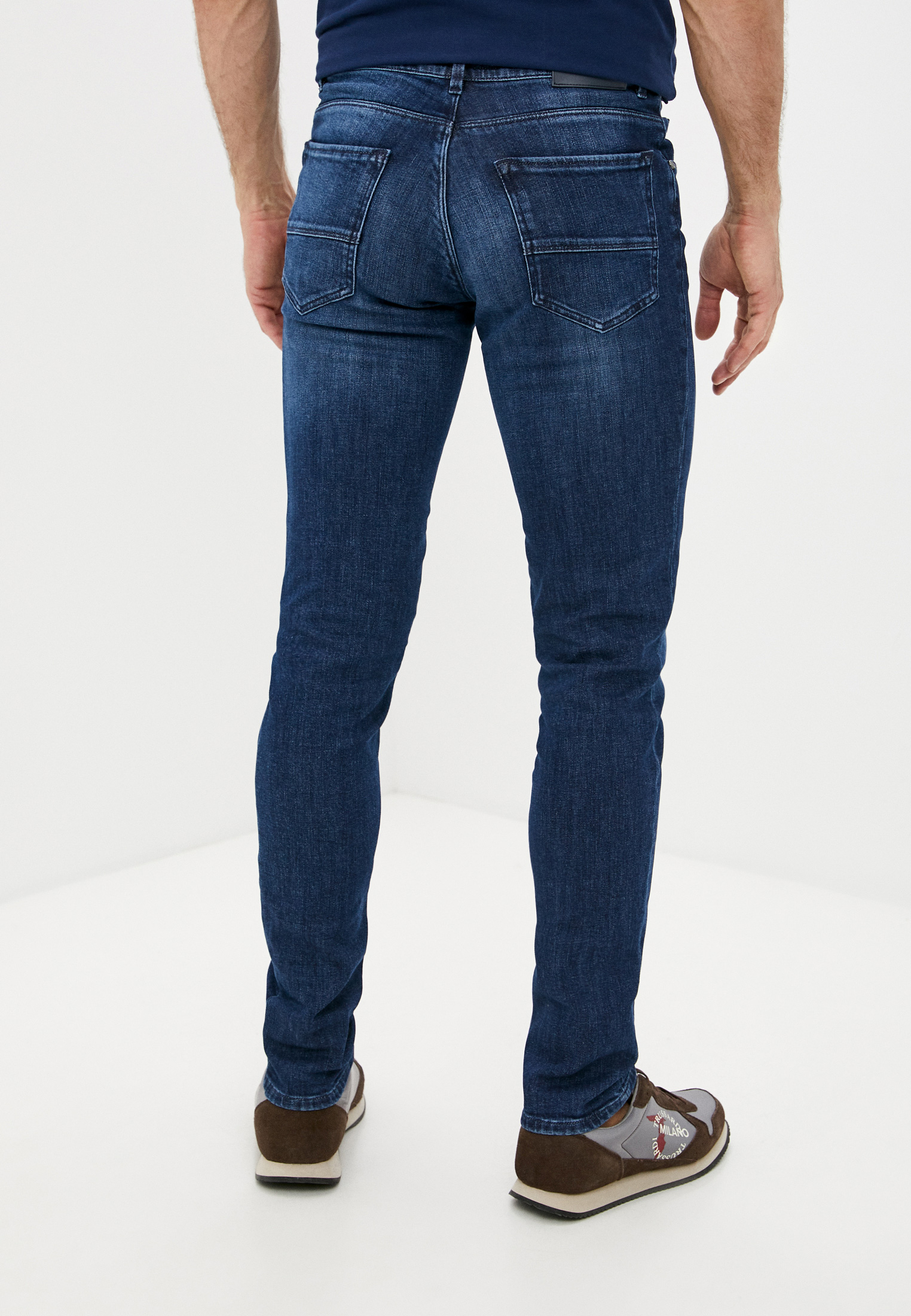 Мужские прямые джинсы Trussardi (Труссарди) 52J00000-1T005108: изображение 4