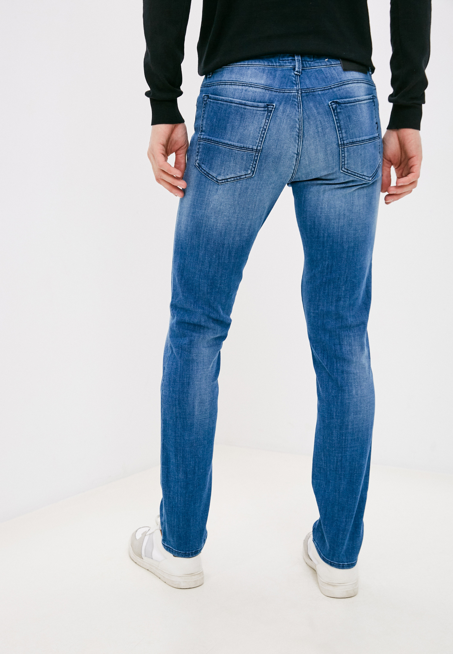 Мужские зауженные джинсы Trussardi (Труссарди) 52J00000-1Y000159: изображение 4