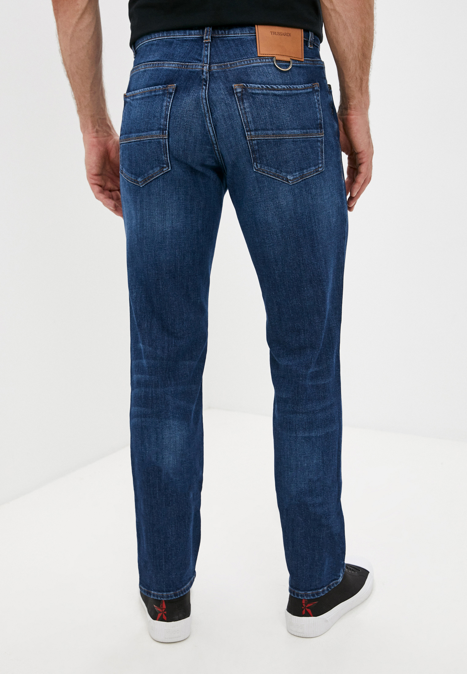 Мужские прямые джинсы Trussardi (Труссарди) 52J00001-1T005108: изображение 4