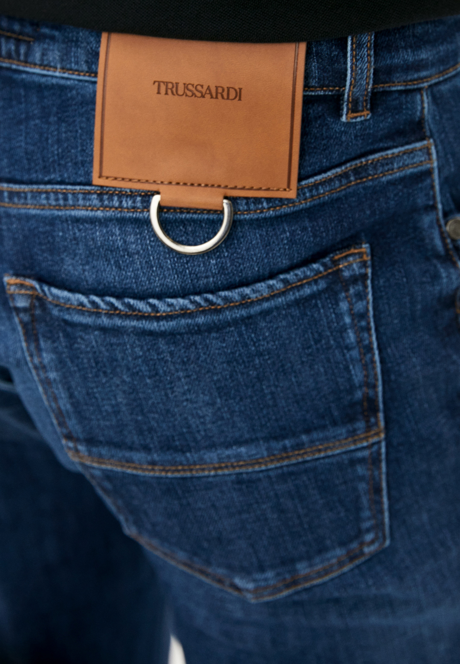 Мужские прямые джинсы Trussardi (Труссарди) 52J00001-1T005108: изображение 5