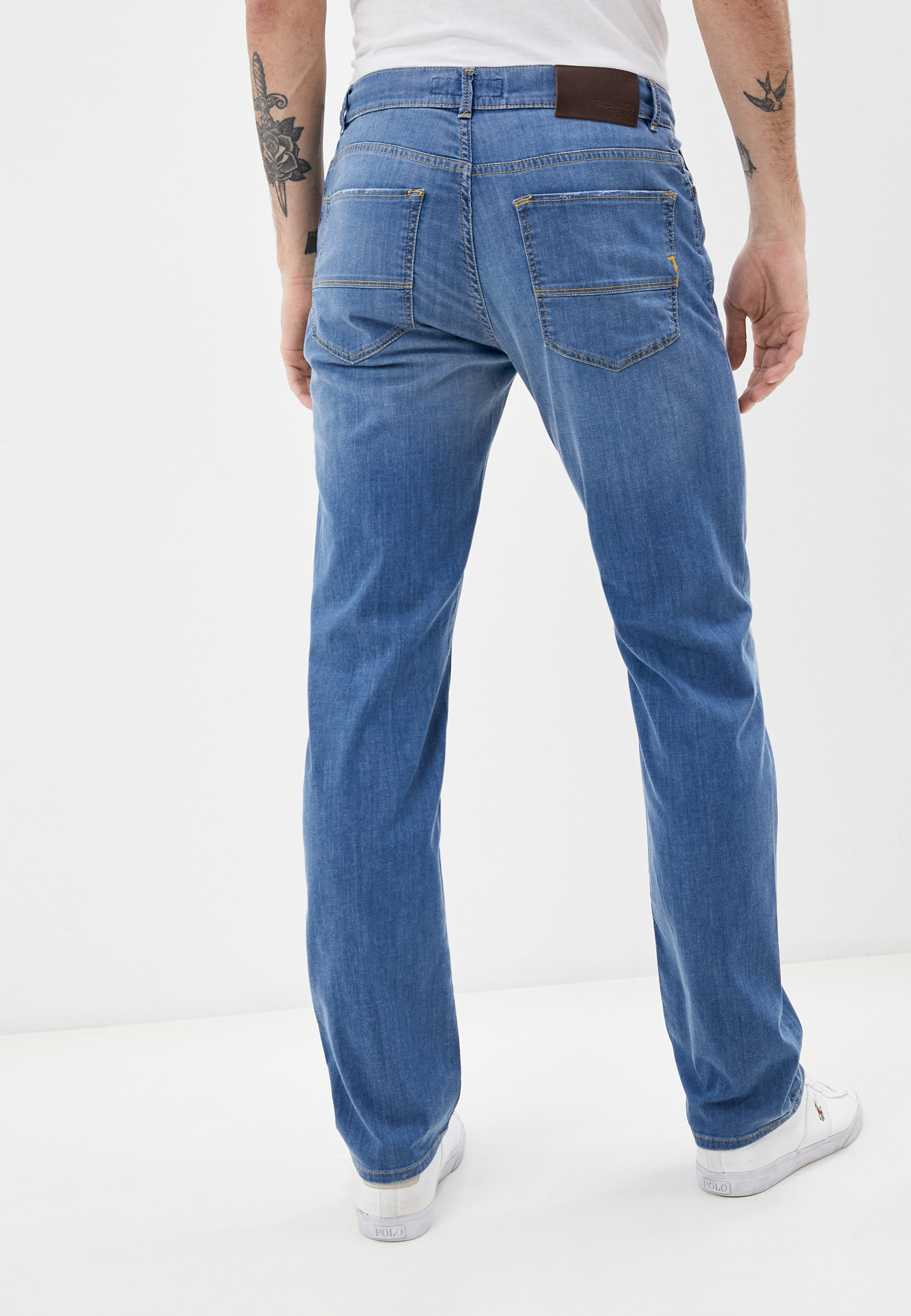 Мужские прямые джинсы Trussardi (Труссарди) 52J00001-1Y000149: изображение 4