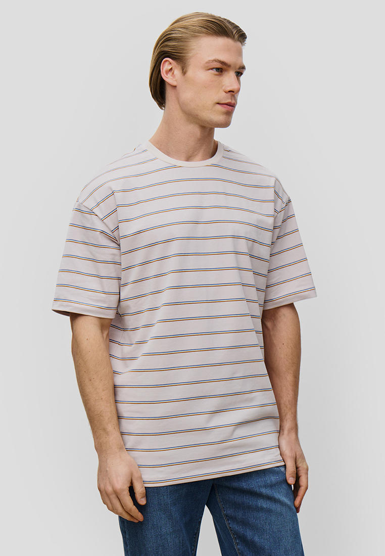 Футболка с коротким рукавом Baon (Баон) B7323005-MIDDAY FOG STRIPED-3XL