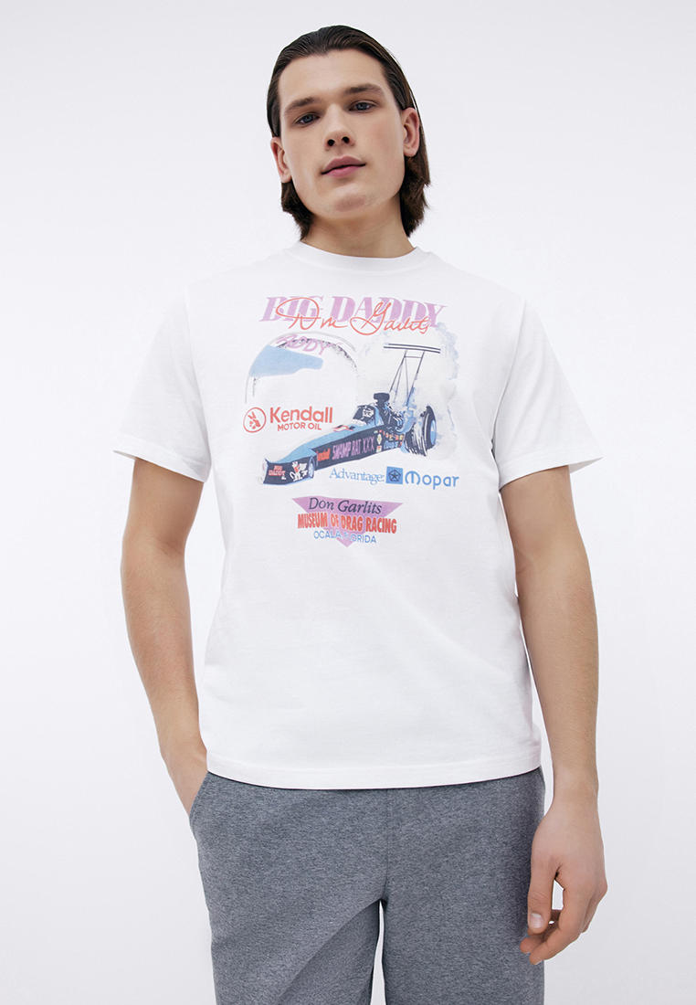 Футболка с коротким рукавом Baon (Баон) B7324043-COLD MILK-3XL