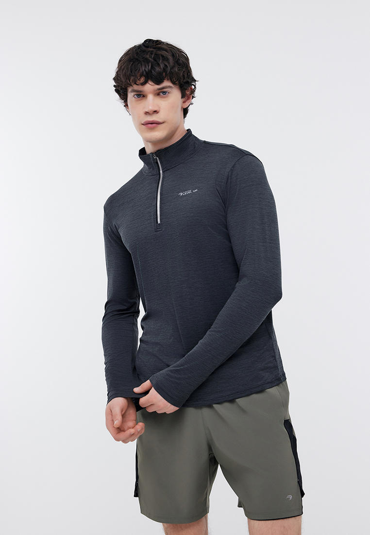 Футболка с длинным рукавом Baon (Баон) B7124005-DEEP GREY MELANGE-L