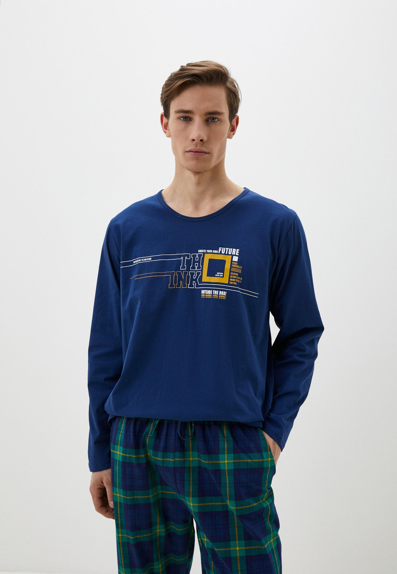 Пижама Vienetta 305059 0826_синий_3XL-58