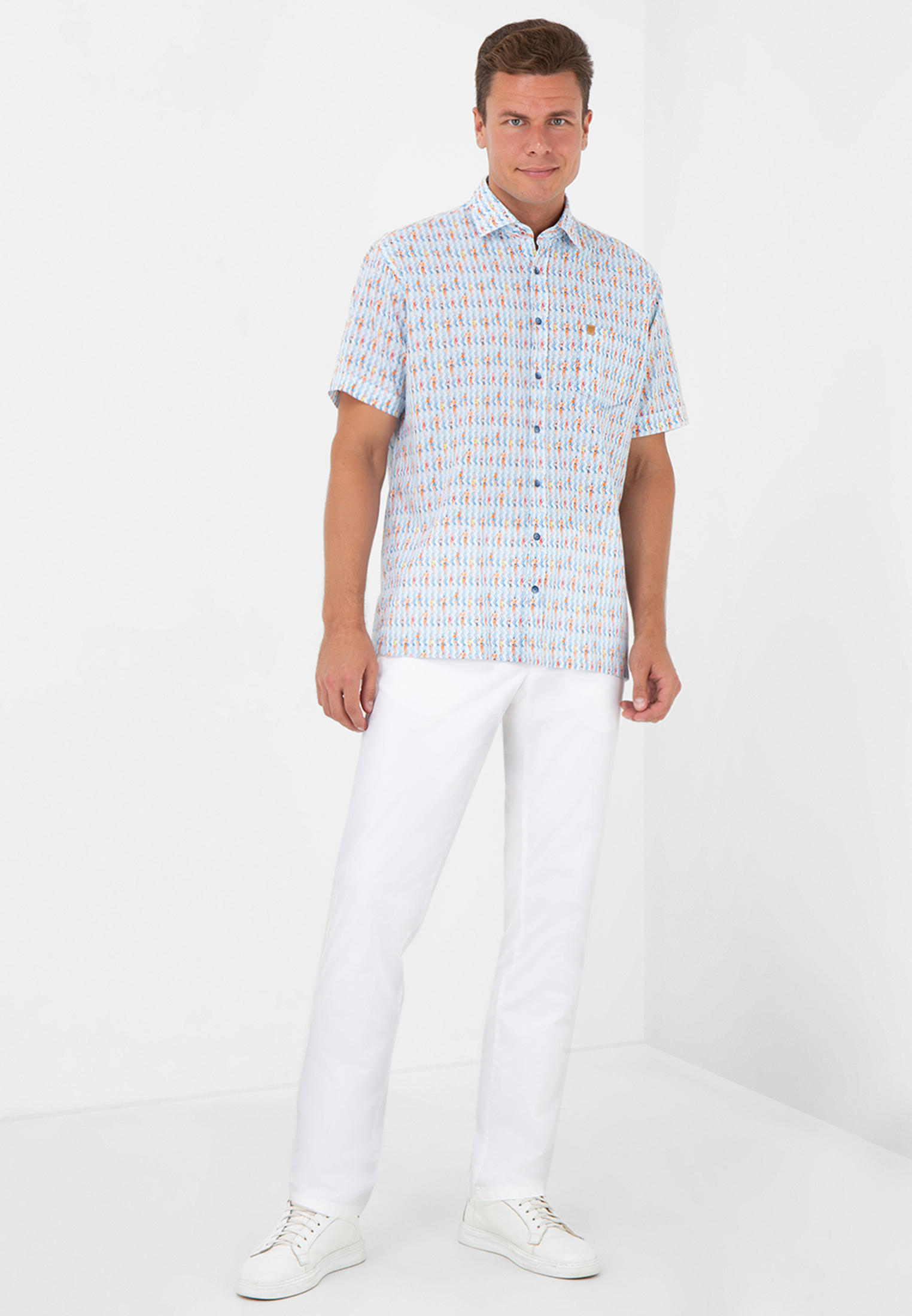 Рубашка с коротким рукавом Hatico kD40001/42102-985__3__1