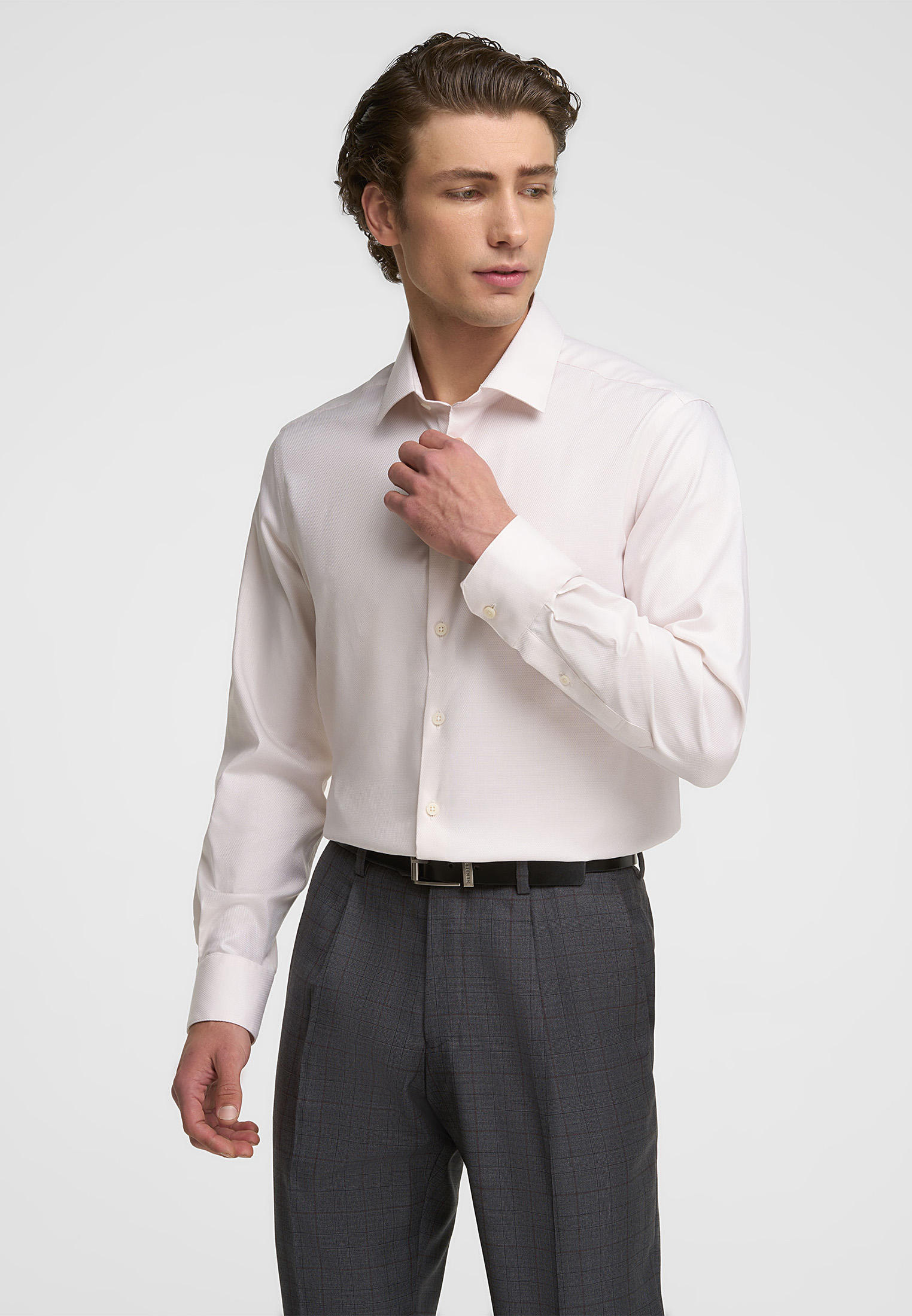 Рубашка с длинным рукавом Henderson SHL-2249-R_IVORY_40