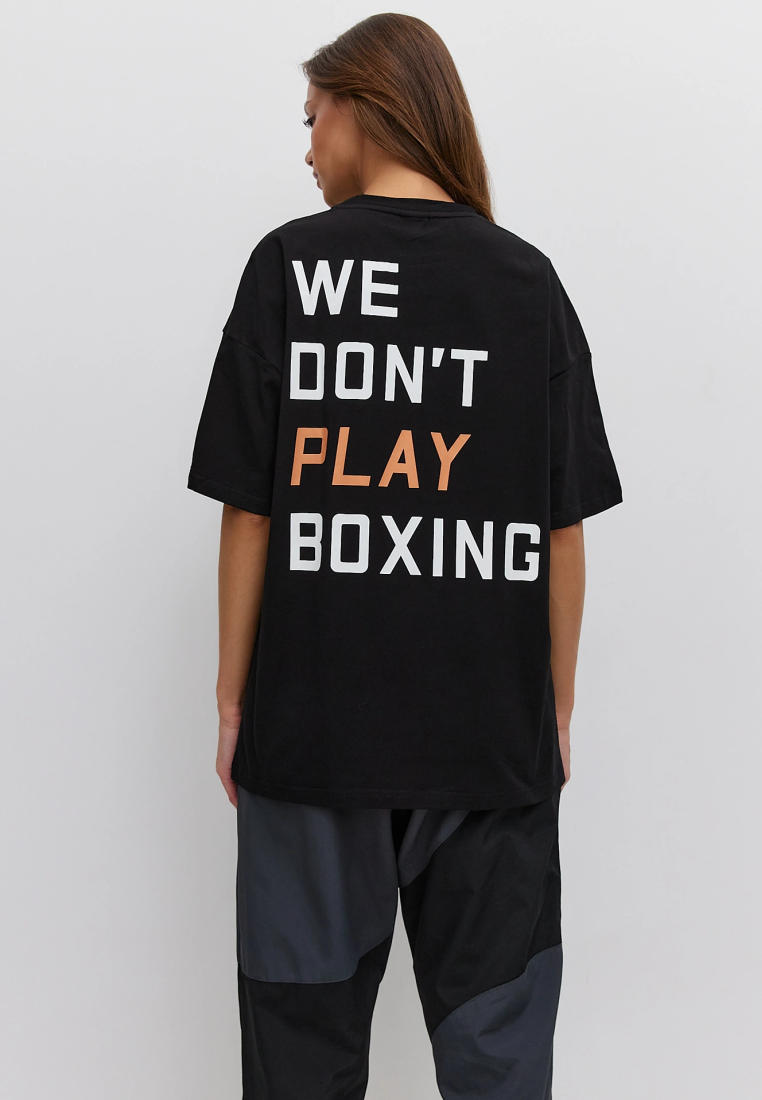 Футболка Boxraw BXRW-U-WDPBT-W/We Don't Play Boxing/Черный-3XL