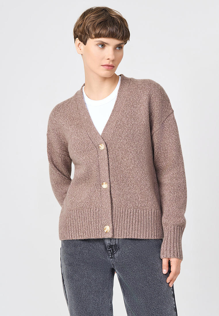 Кардиган Baon (Баон) B1423506-WOOD MELANGE-L
