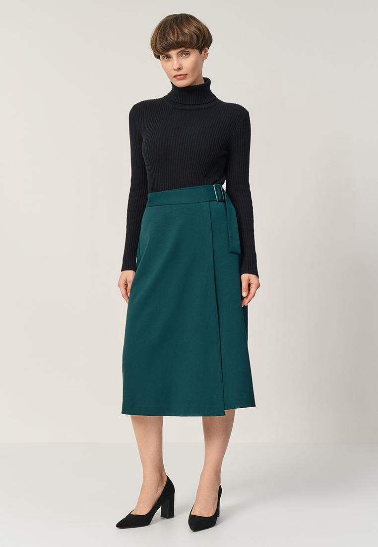 Широкая юбка Baon (Баон) B4722501-MALACHITE-L
