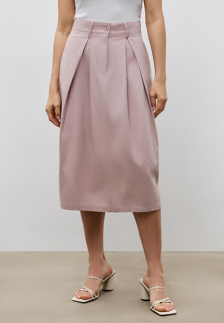 Широкая юбка Baon (Баон) B4723003-DUSTY FLAMINGO-L