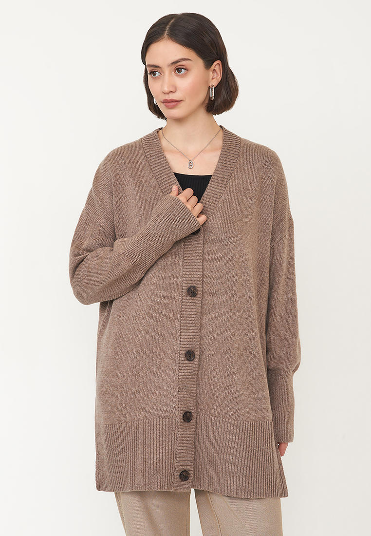 Кардиган Baon (Баон) B1423701-DUSTY FLINT MELANGE-L