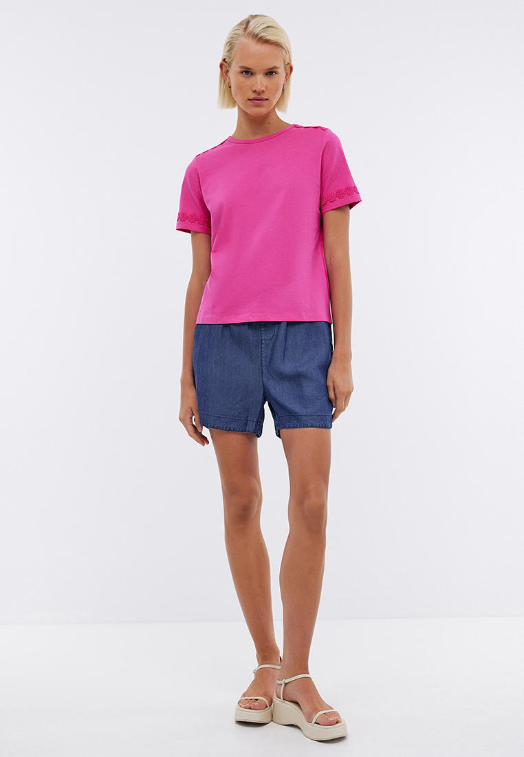 Футболка с коротким рукавом Baon (Баон) B2324025-PINK YARROW-L