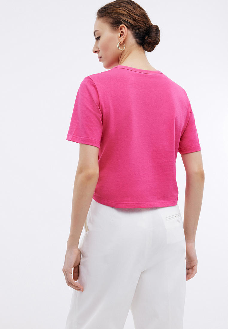 Футболка с коротким рукавом Baon (Баон) B2324043-PINK YARROW-L