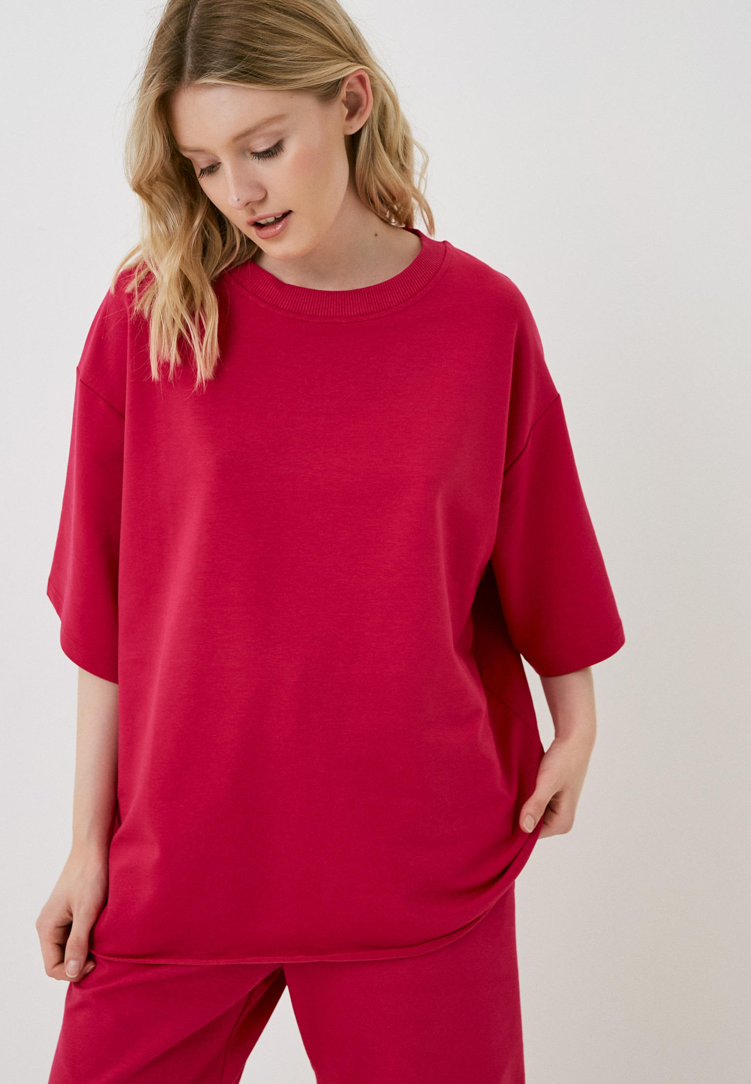 Футболка с коротким рукавом Melle 5401 Футболка женская фуксия L/XL