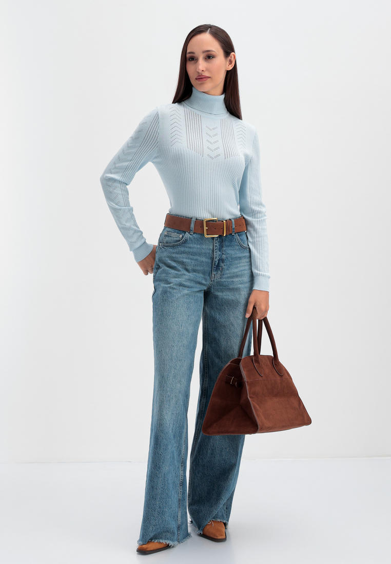 Водолазка Vivienne Mare 313774-голубой