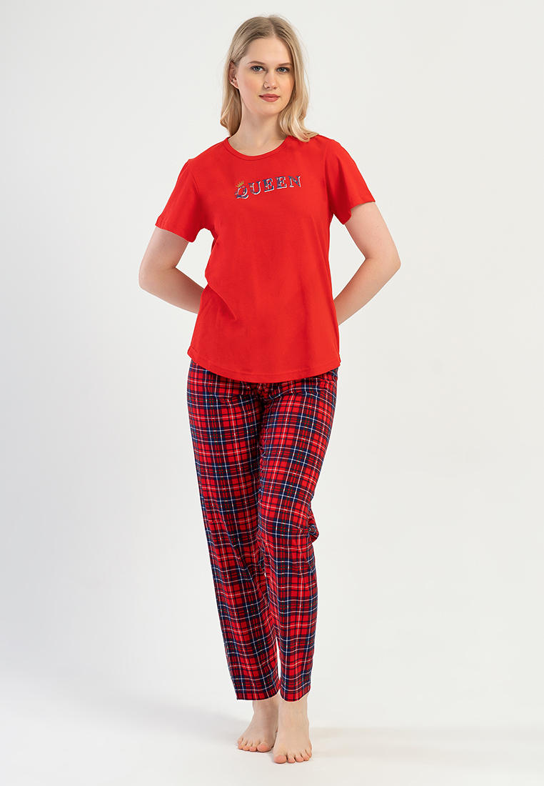 Женское белье и одежда для дома Vienetta 403213 3029_красный_1XL