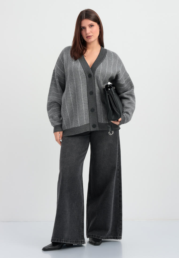 Кардиган Vivawool 314377-серый