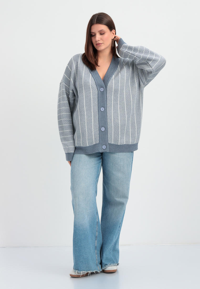 Кардиган Vivawool 314377-голубой