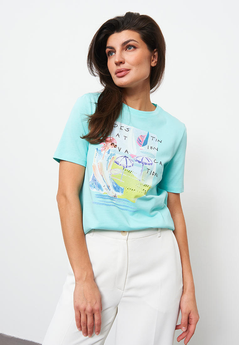 Футболка с коротким рукавом Gerry Weber (Гарри Вебер) 270113-44059-80367