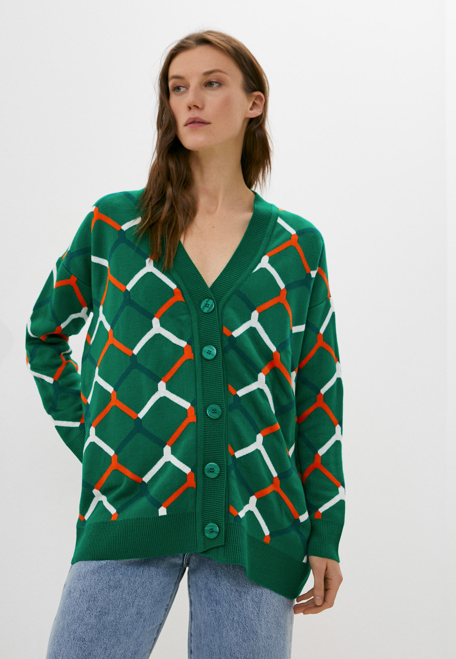 Кардиган Melle 8105 Кардиган жен.(соты) зеленый OneSize