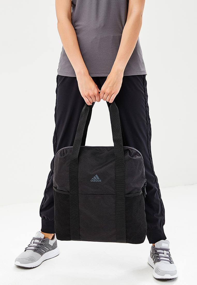 Сумка спортивная adidas W TR CO TOTE, цвет: черный, AD002BWCDDV5 — купить в  интернет-магазине Lamoda