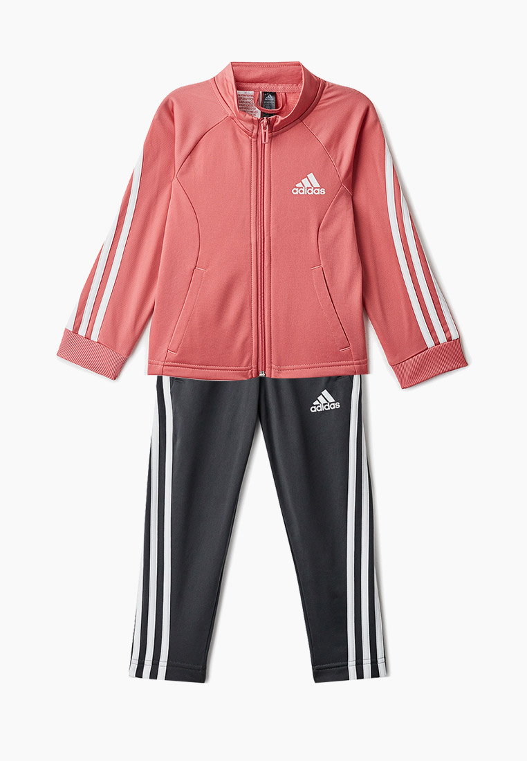 Костюм спортивный adidas, цвет: розовый, AD002EGLWJU2 — купить в интернет-магазине Lamoda