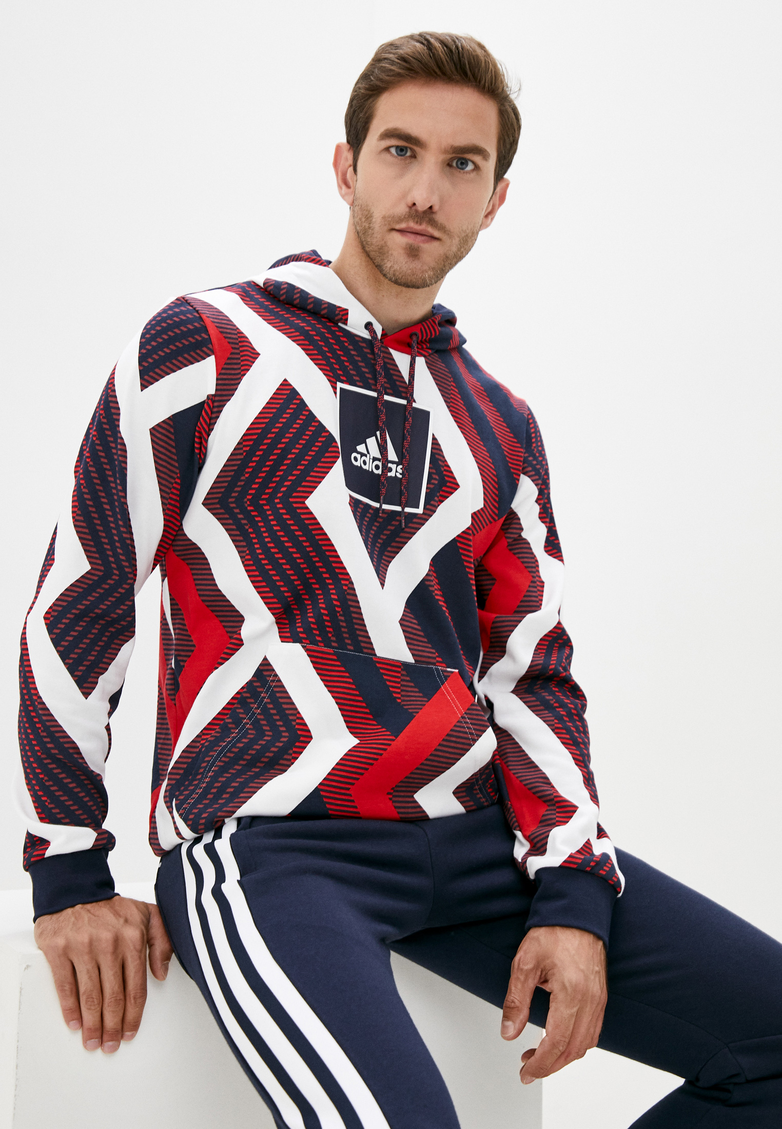 Adidas m aop hoodie hotsell