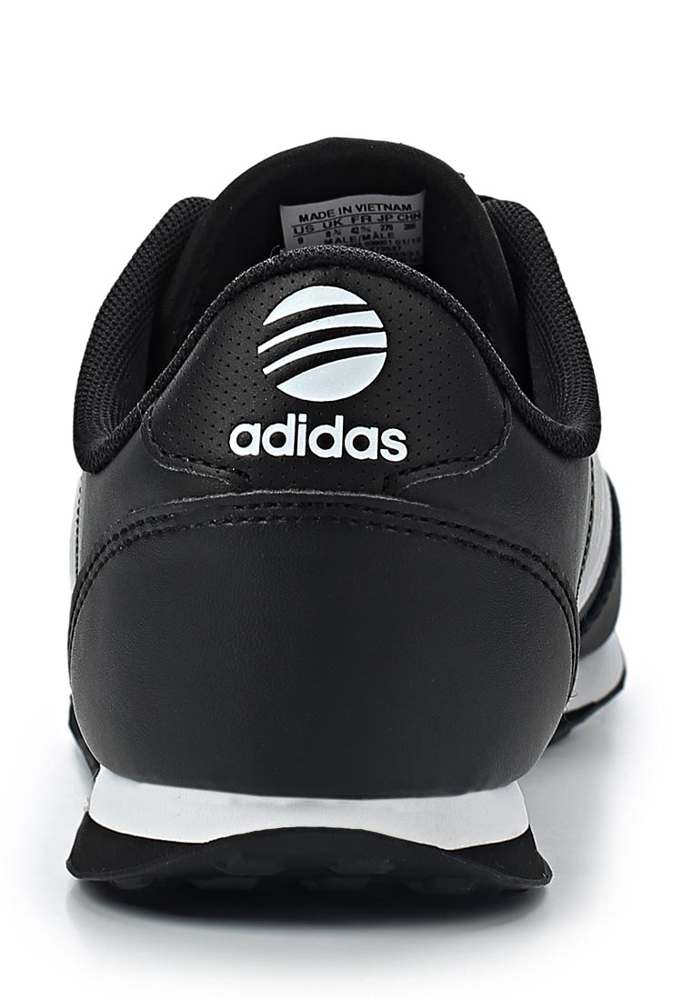 Кроссовки adidas V RACER LEA, цвет: черный, AD003AMBJU65 — купить в  интернет-магазине Lamoda